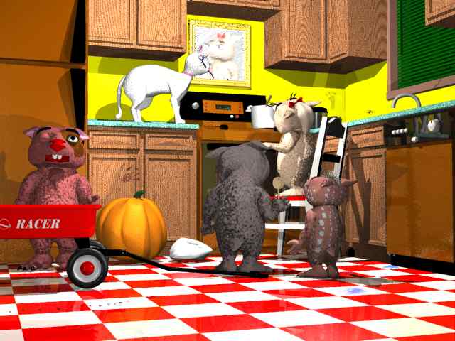Wombies in the Kitchen Picture B