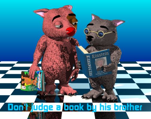 Don't Judge a Book by His Brother Poster