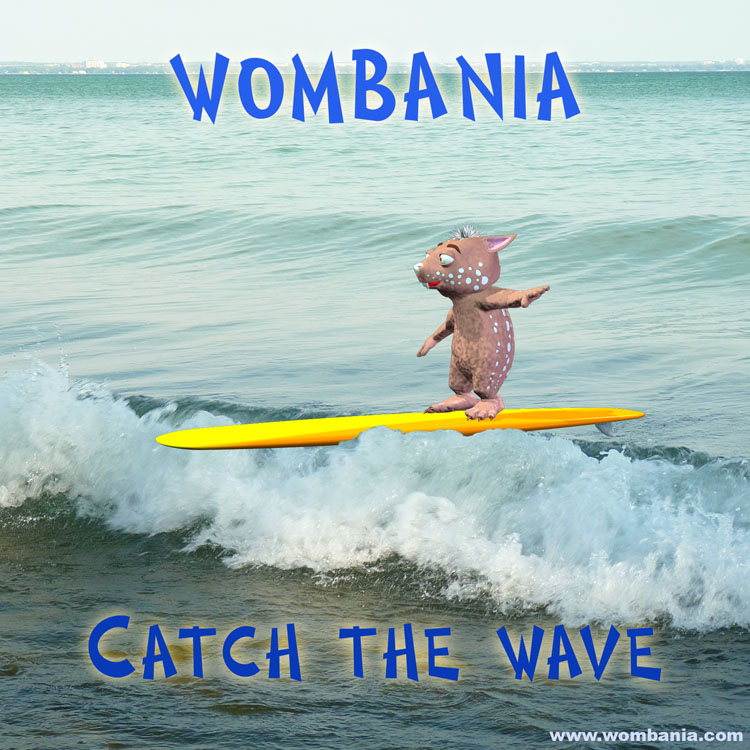 Surfing Wombie: Catch the Wave Poster
